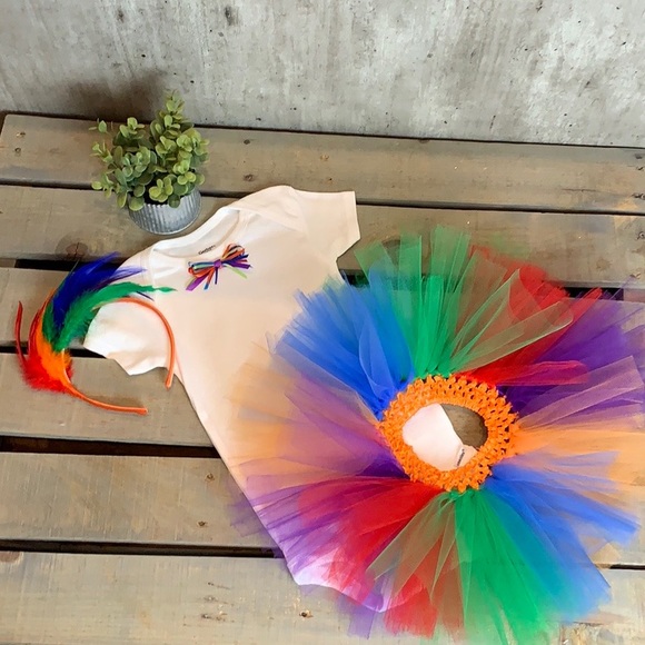 PARROT 🦜 Tutu Onesie Costume - Picture 1 of 6